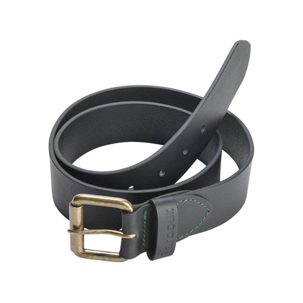 Barbour Matt Leather Belt